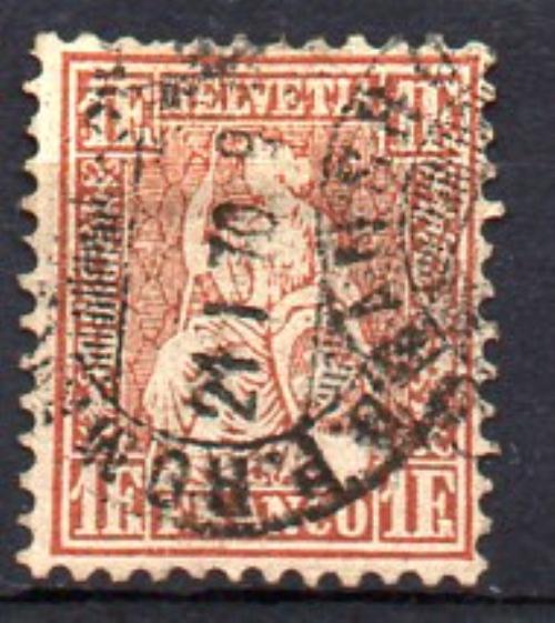 Suiza Año 1862 Nº 41b (o)